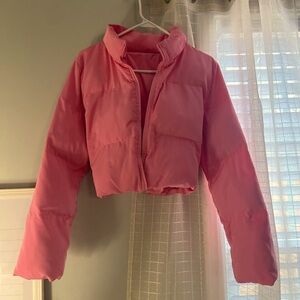 Pink Puffer Jacket